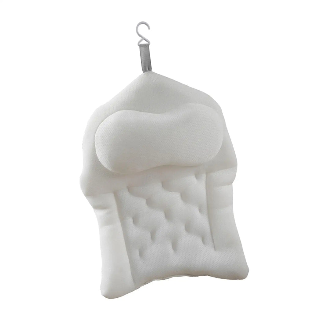 Cuscino da Bagno Rilassante Portatile con Gancio per Facile Appendimento, Poggiatesta per SPA, Bagno e Vasca da Bagno Domestica