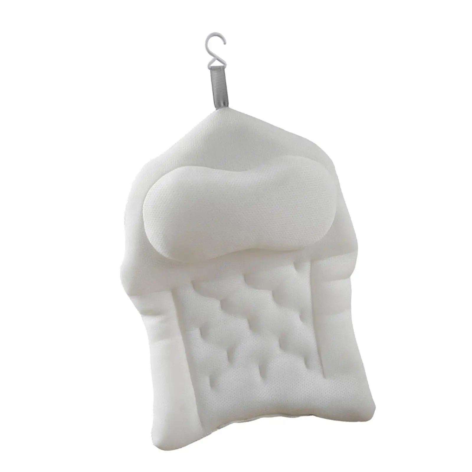 Cuscino da Bagno Rilassante Portatile con Gancio per Facile Appendimento, Poggiatesta per SPA, Bagno e Vasca da Bagno Domestica