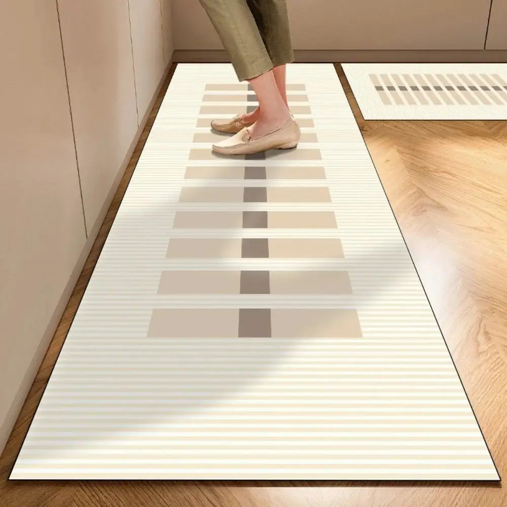 Kitchen Supplies Diatomite Kitchen Floor Mat Super Absorbent Long Carpet Non-slip Soft Entrance Doormat Home