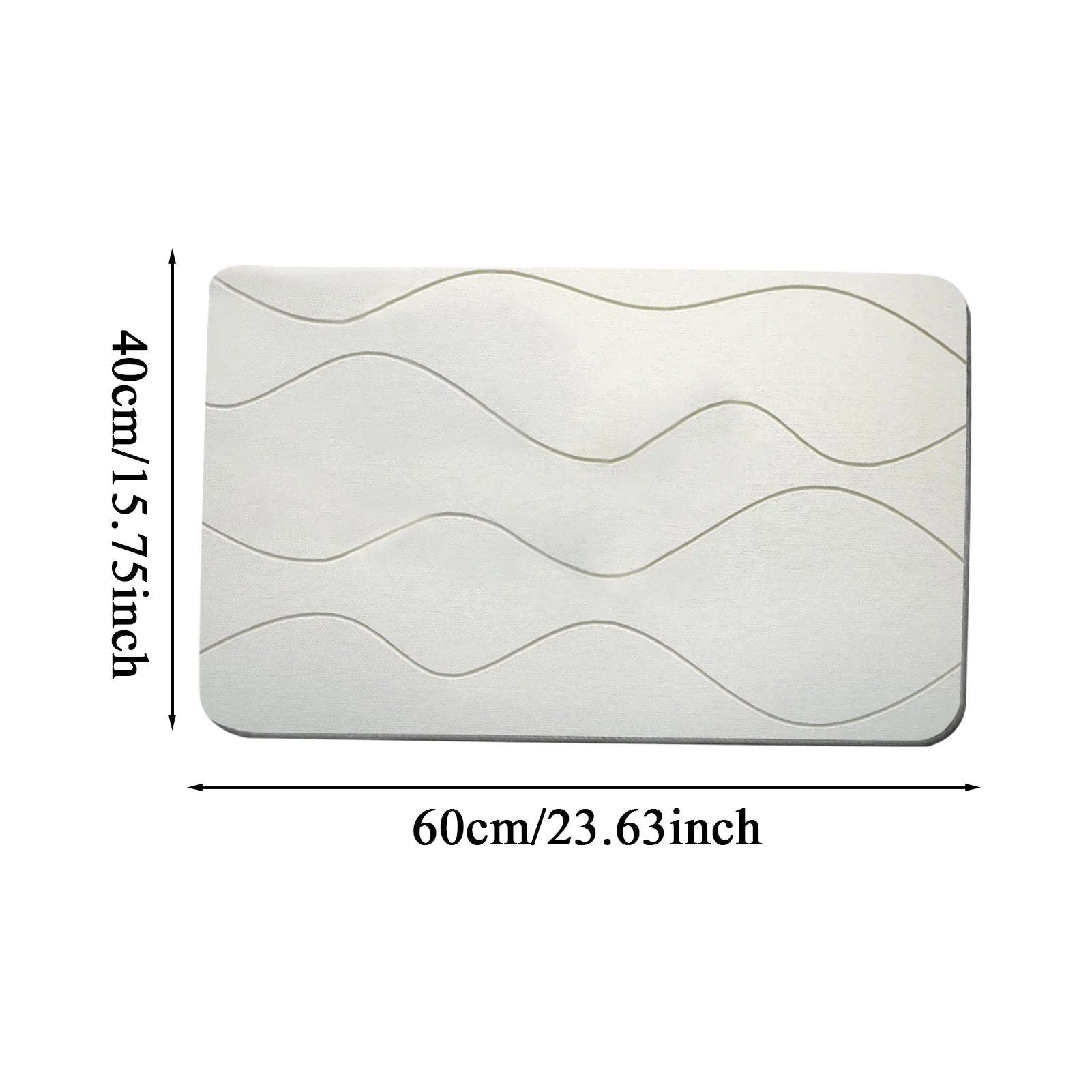 Bath Drying Mat Diatom Mud Soft Mat Toilet Door Non slip Mat Water Absorption Quick Drying Diatomite Shower Mat