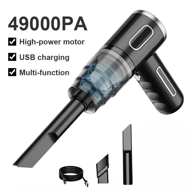 Aspirador de carro portátil sem fio, sem fio, portátil, automático, uso duplo, mini, eletrodoméstico
