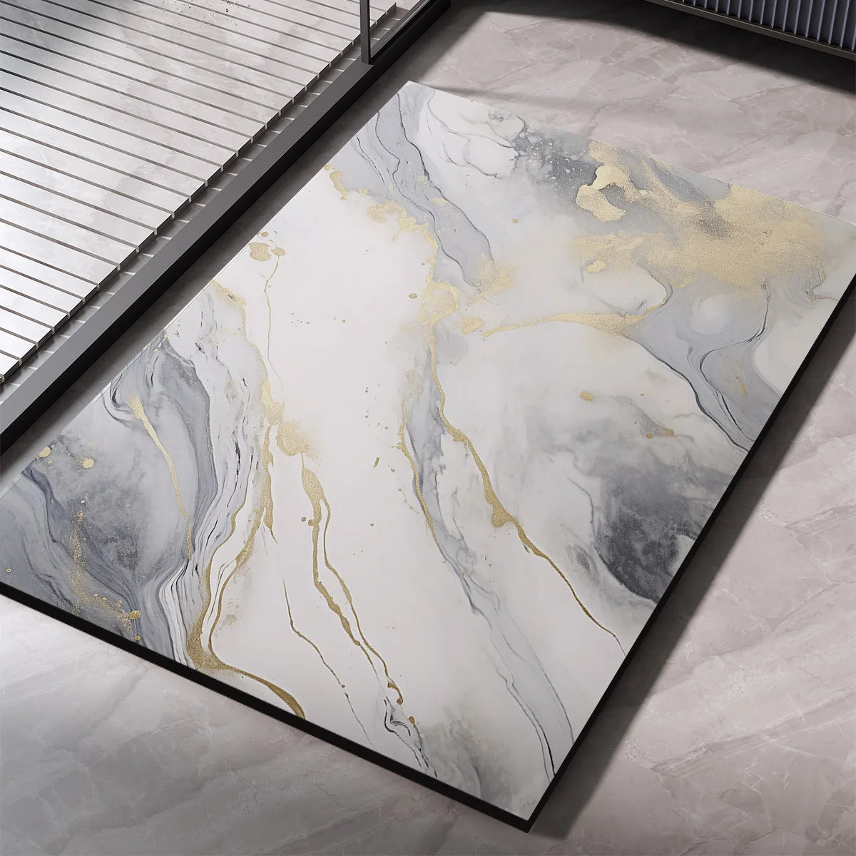 Diatomite Bathroom Carpet Foot Mat Quick Dry Bath Mats Non-slip Shower Rug Toilet Pad Doormat Washable