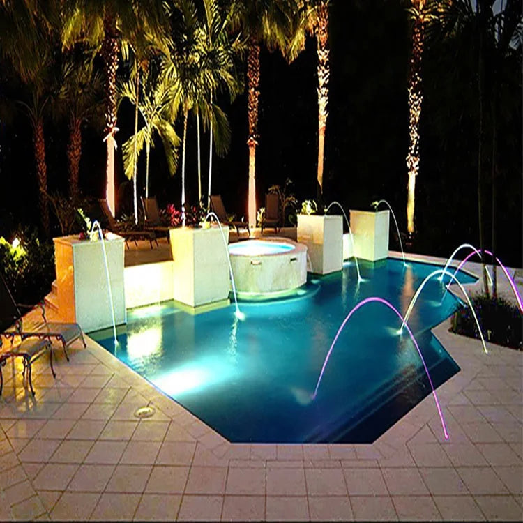 Outdoor Laminar Jet Water Fountains Elegant Stone Garden Water Laminar Jet Sculpture