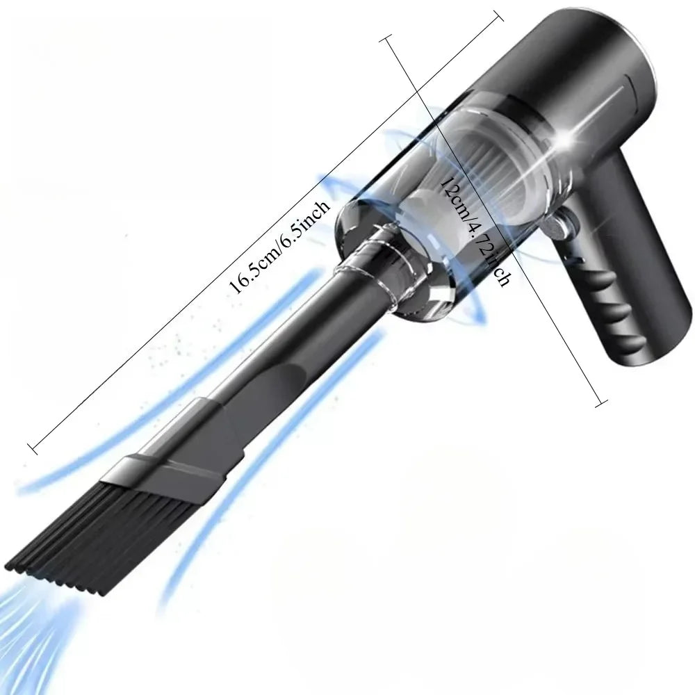 Portable Handheld Vacuum Cleaner for Cars and Small Household Use - Multi-Purpose Vehicle & Home Cleaning Pump