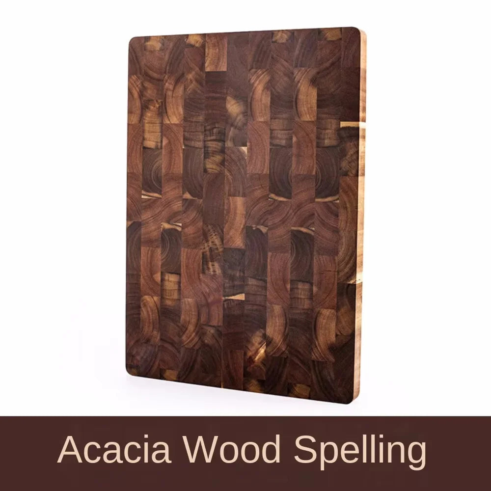Tagliere bifacciale utilizzando tagliere per giunture in legno di acacia premium Scarico acqua e utensili da cucina resistenti all'umidità