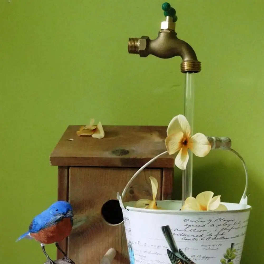 Float Faucet Fountain  Delicate Floating Tap Holiday Gift Invisible Spout  with Pipe Watering Can Fountain